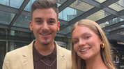 Olivia Weiß und Robin Huck besuchten im Rahmen der Responsible Finance Academy die Hauptversammlung von Scout24.